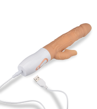 Laden Sie das Bild in den Galerie-Viewer, Rabbit-Vibrator mit Heizfunktion und 7 Modi Satisfaction