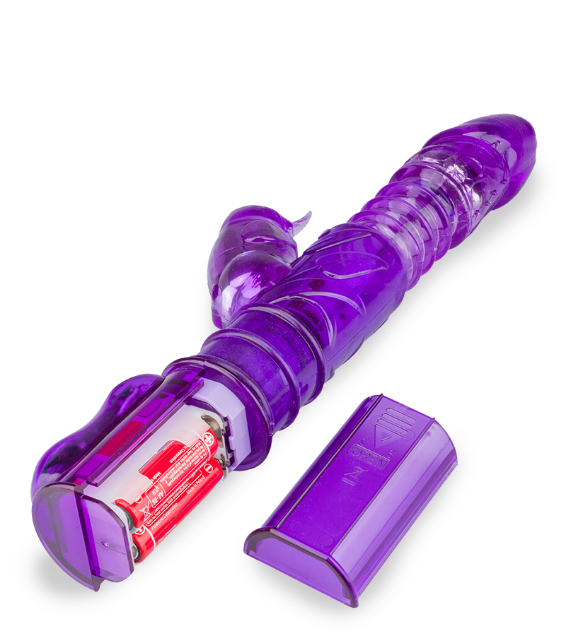 Rabbit-Vibrator Tickles Up &amp; Down