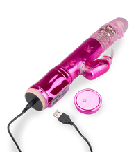 Laden Sie das Bild in den Galerie-Viewer, Rabbit-Vibrator XXL Deluxe mit Stoßfunktion