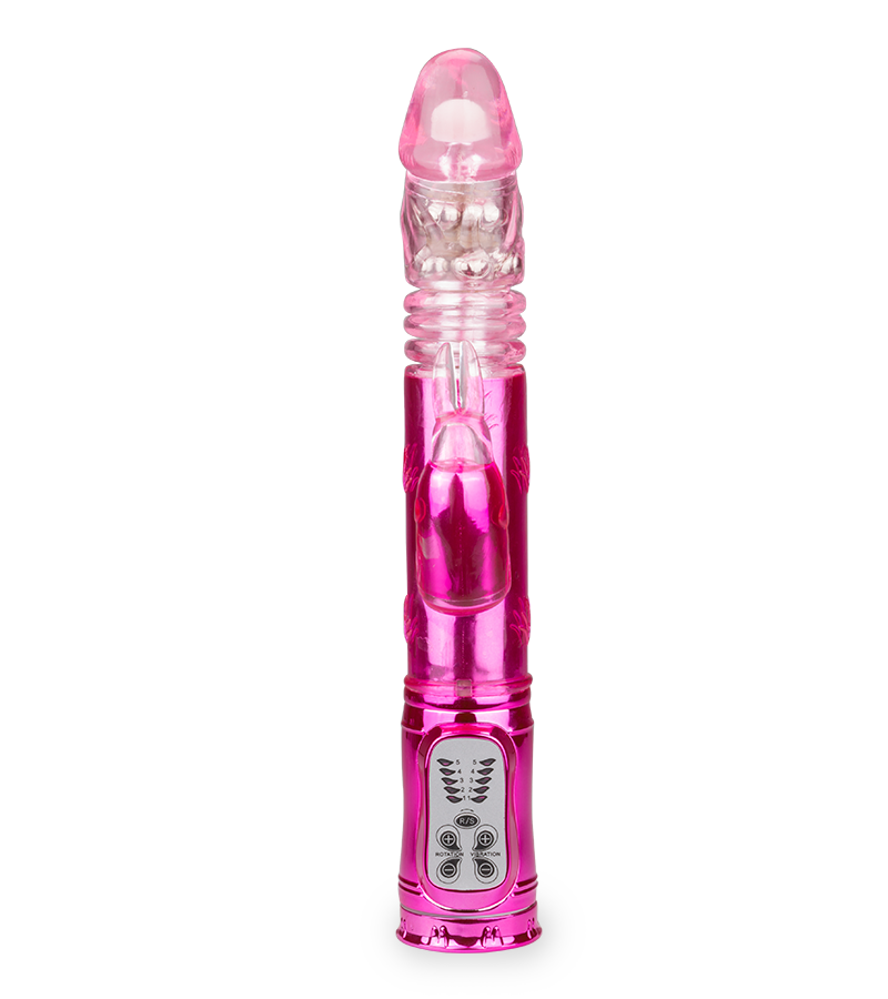 Rabbit-Vibrator XXL Deluxe mit Stoßfunktion