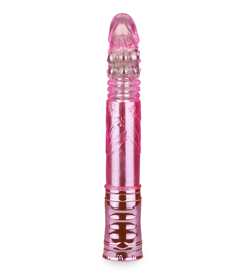 Rabbit-Vibrator XXL Deluxe mit USB und Stoßfunktion