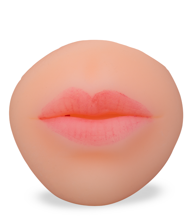 Realistische Taschenmuschi mit Mund und Vagina