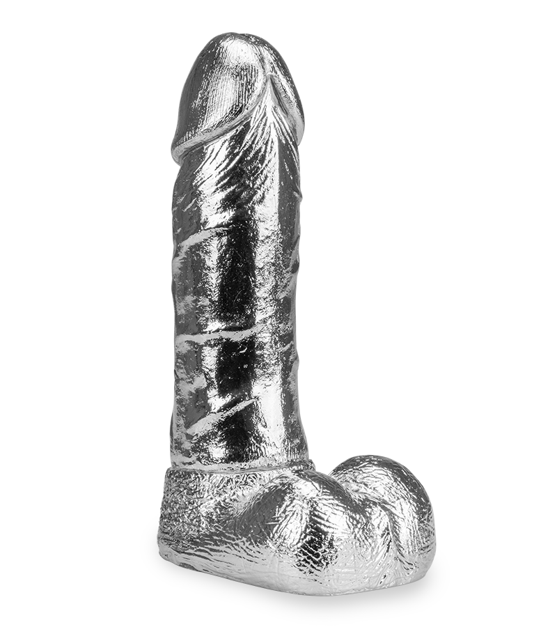 Realistischer Dildo aus Metall Rocky