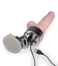 Laden Sie das Bild in den Galerie-Viewer, Realistischer Dildovibrator mit Saugfuß-Halterung