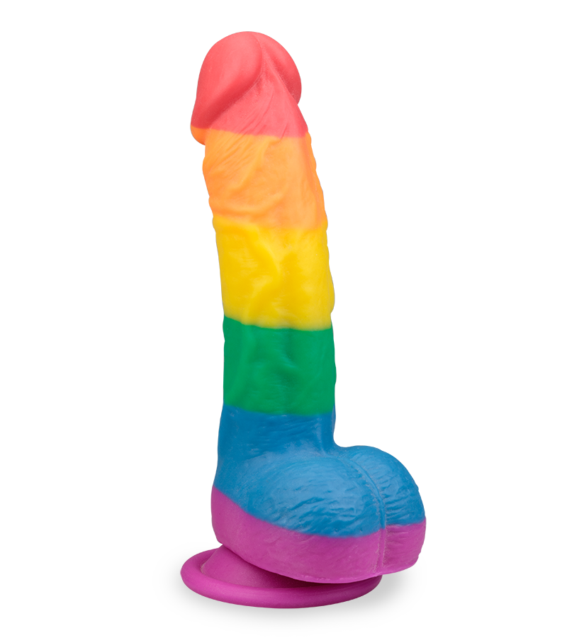 Realistischer Saugnapf-Dildo Pride