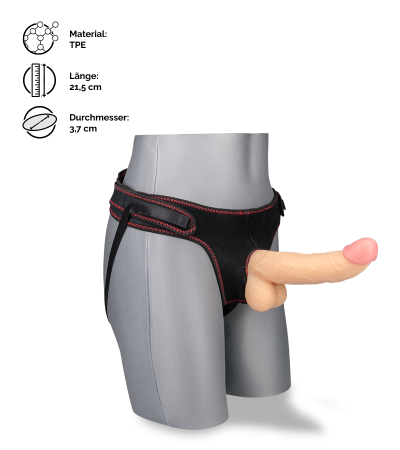 Realistischer Strapon-Dildo Chief