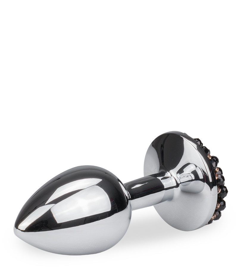 Rosebud-Analplug mit Perlen