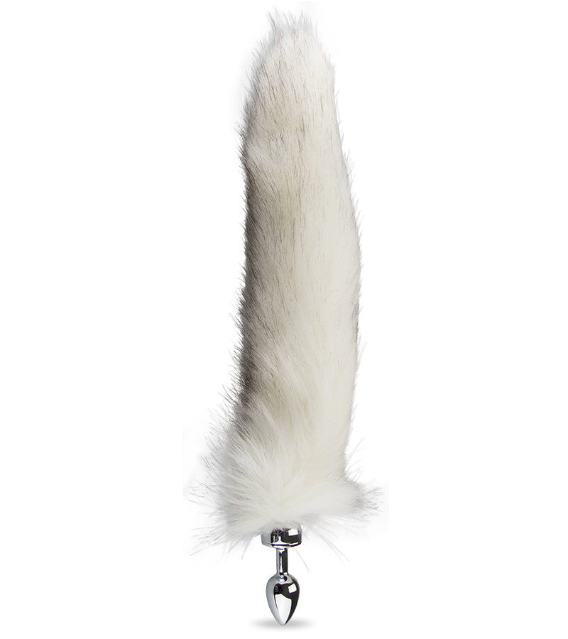 Rosebud-Plug im Doppelpack mit Magnet-Fuchsschwanz