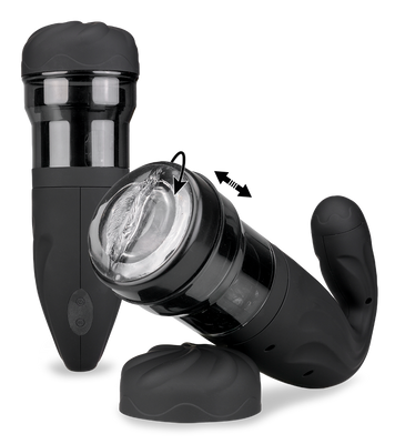 Rotationsmasturbator mit Stoßbewegung und 2 Stufen