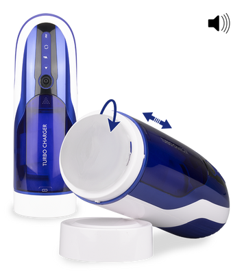 Rotationsmasturbator mit Stoßfunktion Turbo Tsunami