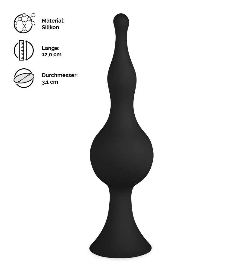 Saugnapf-Analplug Blob