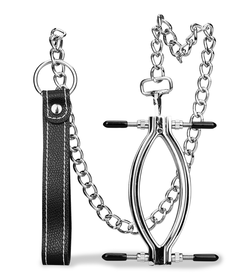 Schamlippenspreizer aus Edelstahl mit Leine