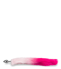 Laden Sie das Bild in den Galerie-Viewer, Schwanz-Plug mit Fuchsschwanz in Rosa und Pink