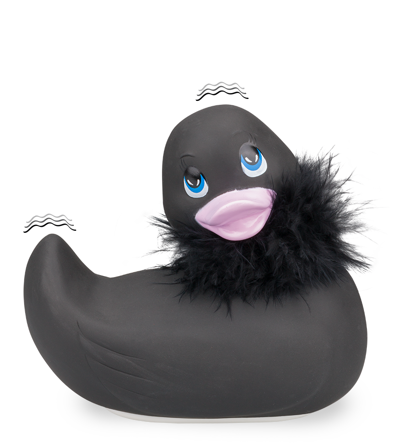 Schwarze Vibro-Ente Black Duck