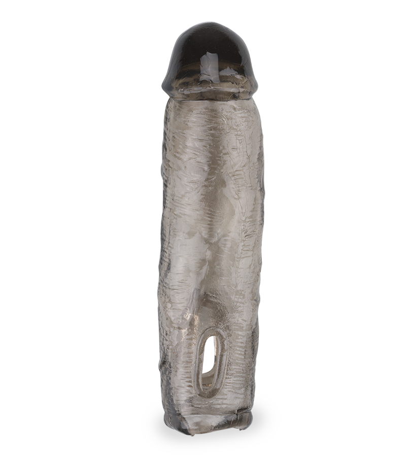 Schwarzes gerilltes Penissleeve Zeus