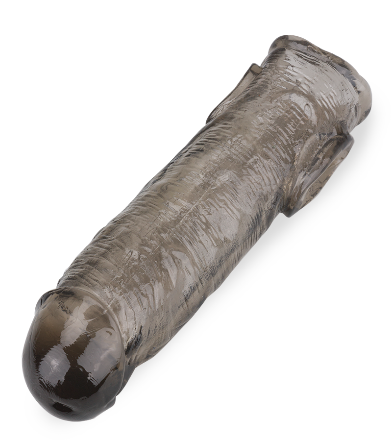 Schwarzes gerilltes Penissleeve Zeus