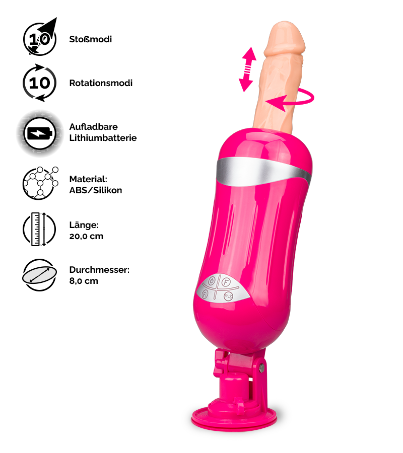 Sexmaschine mit Naturdildo Extreme