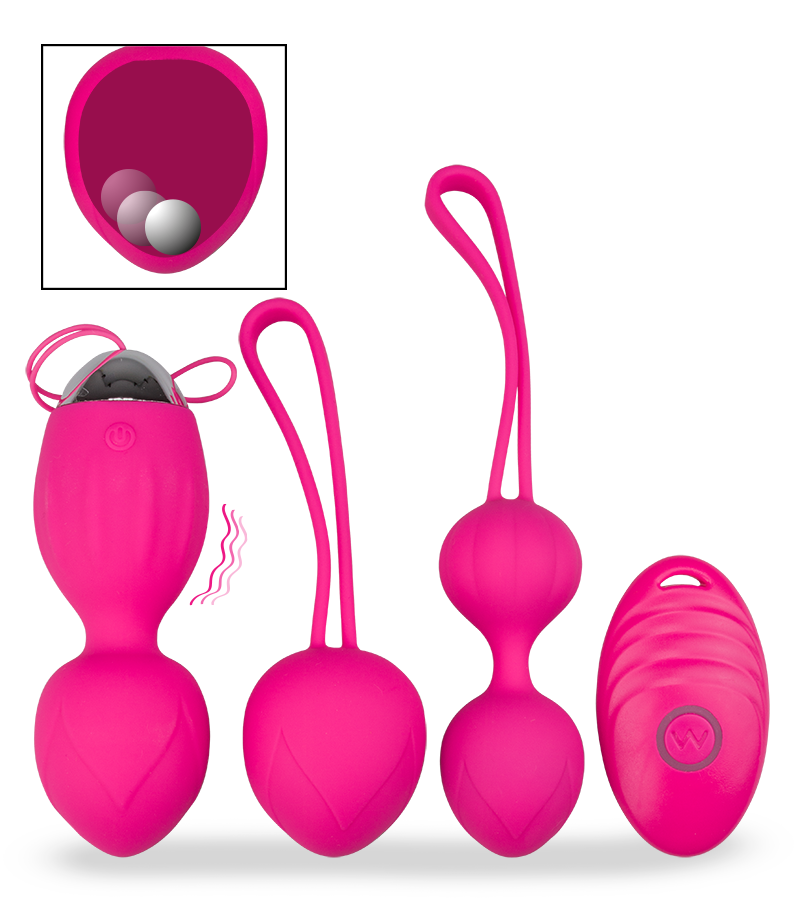 Sextoy-Paket mit Liebeskugeln und Funkfernbedienung