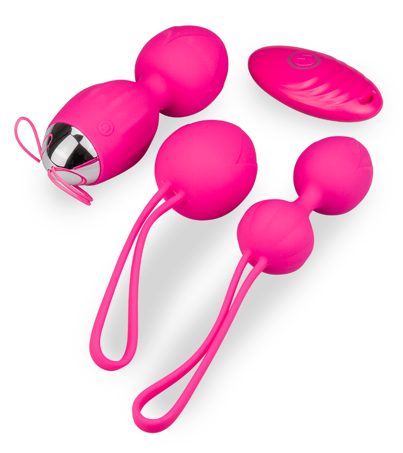 Sextoy-Paket mit Liebeskugeln und Funkfernbedienung