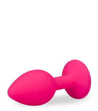 Laden Sie das Bild in den Galerie-Viewer, Silikon-Analschmuck mit Schmuckstein – 4 Farben