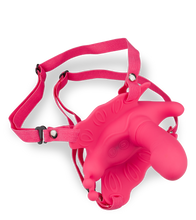 Laden Sie das Bild in den Galerie-Viewer, Slip-Vibrator aus Silikon mit Innendildo, 30 Modi