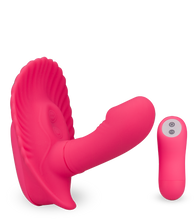 Laden Sie das Bild in den Galerie-Viewer, Slip-Vibrator mit Innendildo in Muschelform