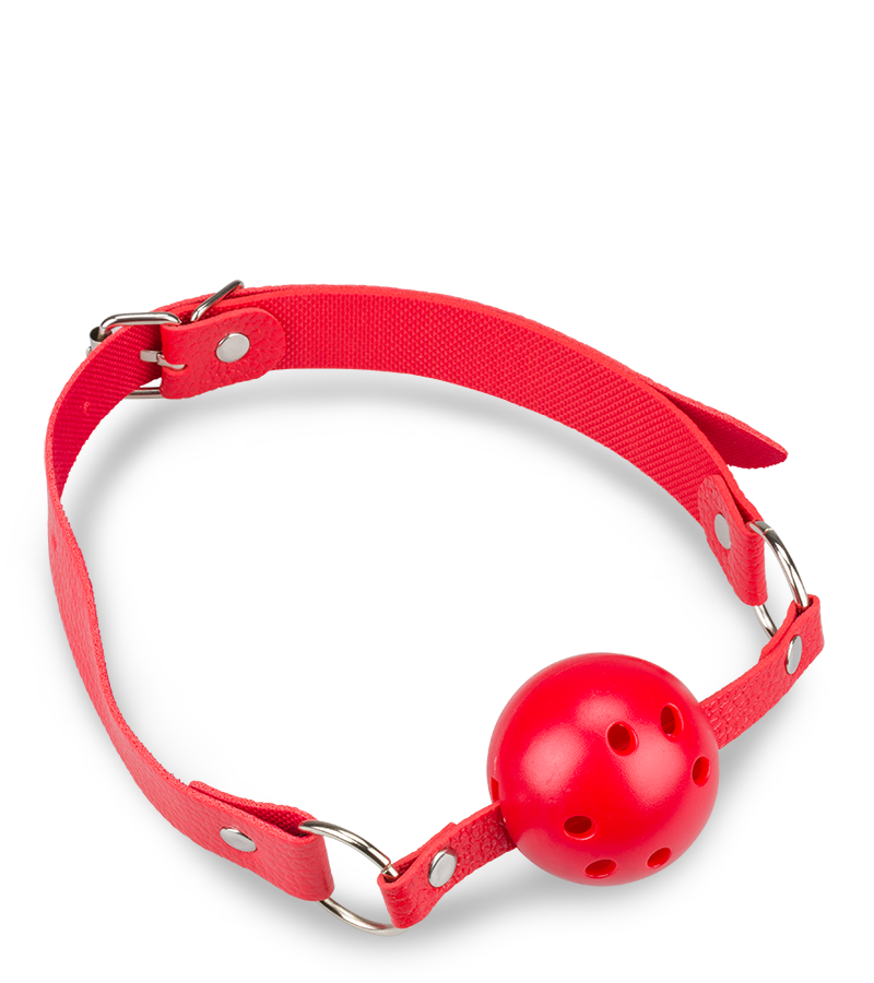 SM-Ballknebel mit Luftlöchern