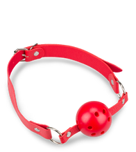 Laden Sie das Bild in den Galerie-Viewer, SM-Ballknebel mit Luftlöchern