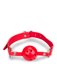 Laden Sie das Bild in den Galerie-Viewer, SM-Ballknebel mit Luftlöchern