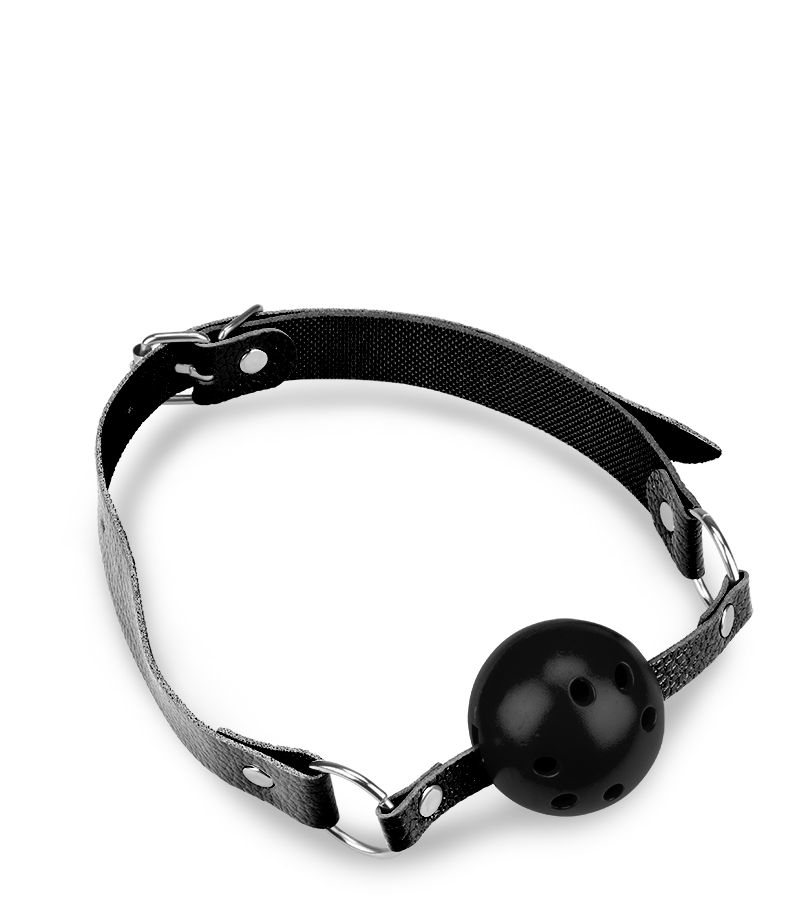 SM-Ballknebel mit Luftlöchern