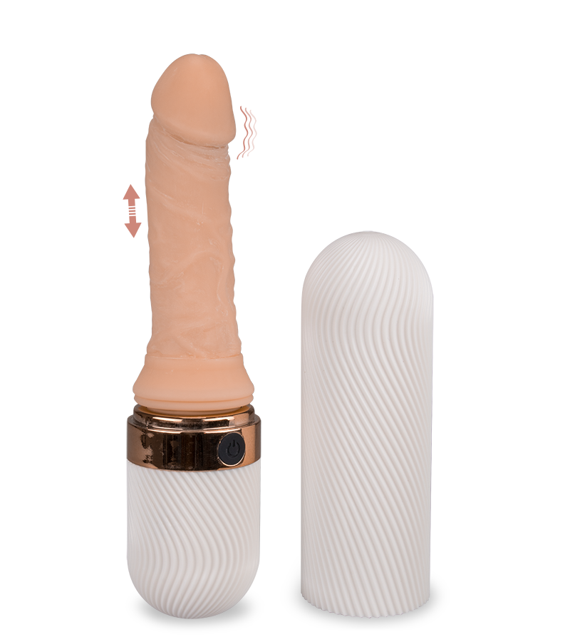 Stoßdildo mit Vibration Mister Hide