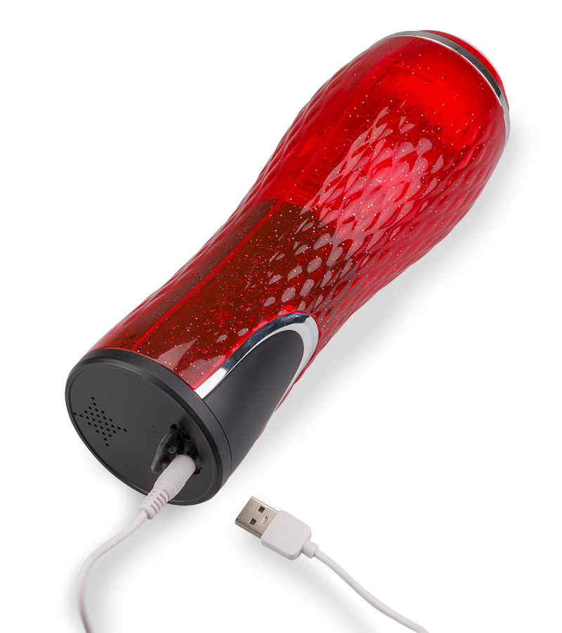 Stoßmasturbator mit Audiofunktion Tonnor