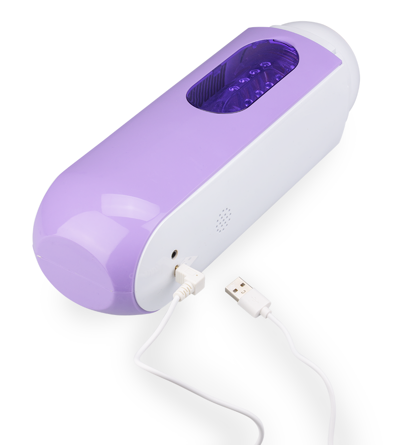 Stoßmasturbator mit Bluetooth Beatbox