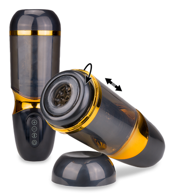 Stoßmasturbator mit Rotation Gust