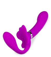 Laden Sie das Bild in den Galerie-Viewer, Strapless Strapon mit 12 Modi Butterfly