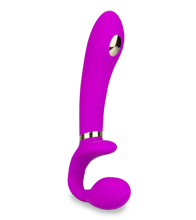 Laden Sie das Bild in den Galerie-Viewer, Strapless Strapon mit Vibration und Estim Authority