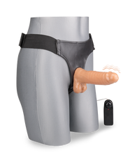 Laden Sie das Bild in den Galerie-Viewer, Strapon-Dildo mit Vibration Lucky