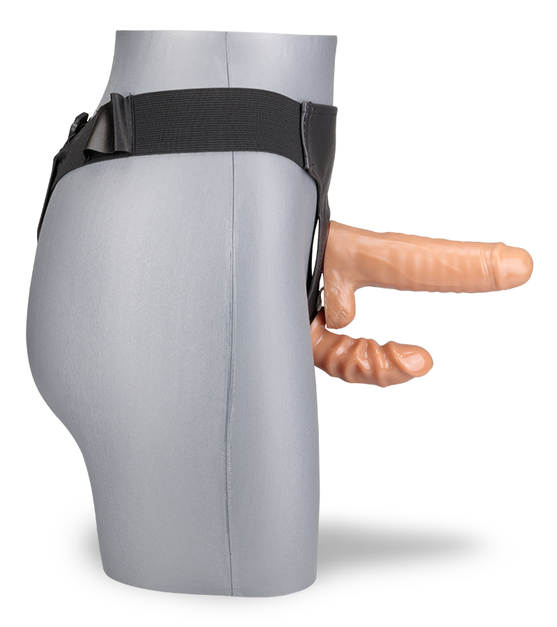 Strapon mit 2 Dildos und Vibration