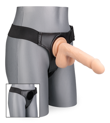 Strapon mit Saugnapf-Befestigung Victor 19,5 cm