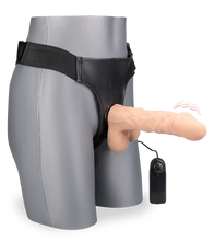 Laden Sie das Bild in den Galerie-Viewer, Strapon-Vibrator in XL Brody 21,5 cm
