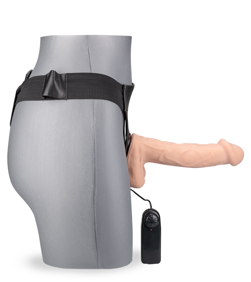 Strapon-Vibrator in XL Landon 23 cm