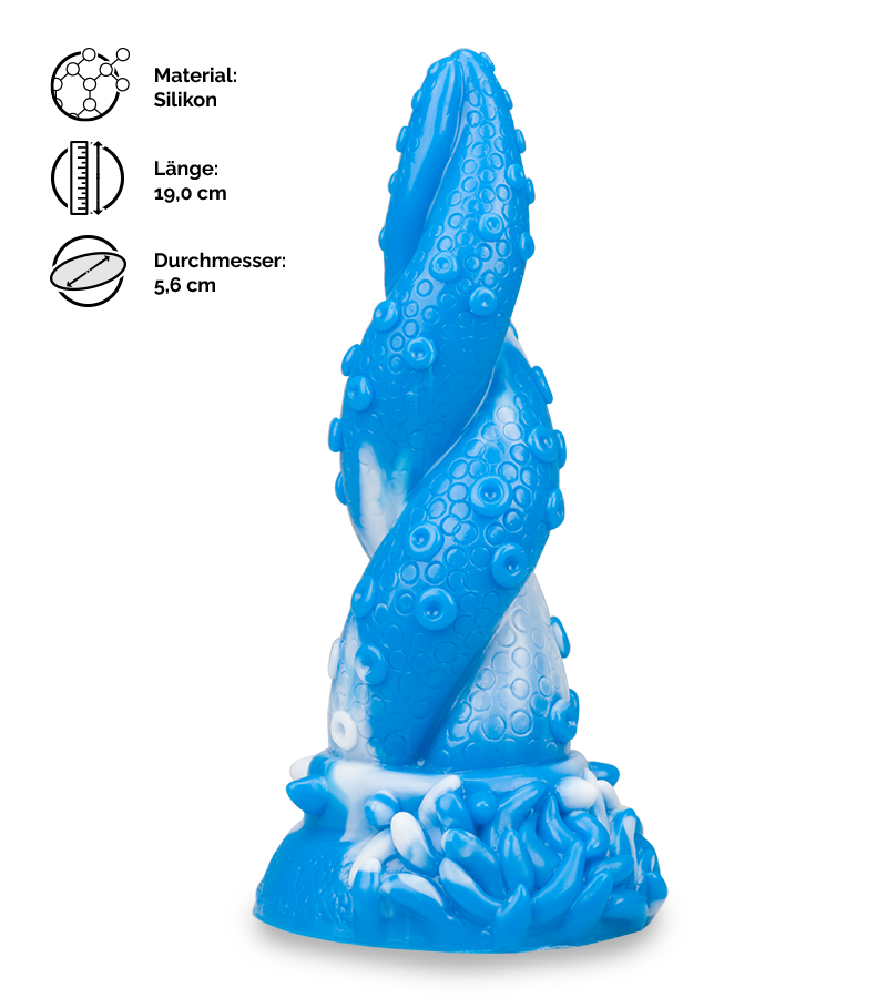 Tentakel-Dildo mit Saugnapf Krake