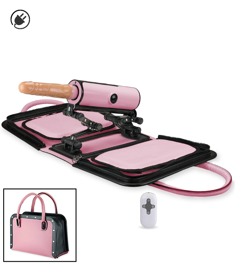 Tragbare Sexmaschine mit Fernbedienung