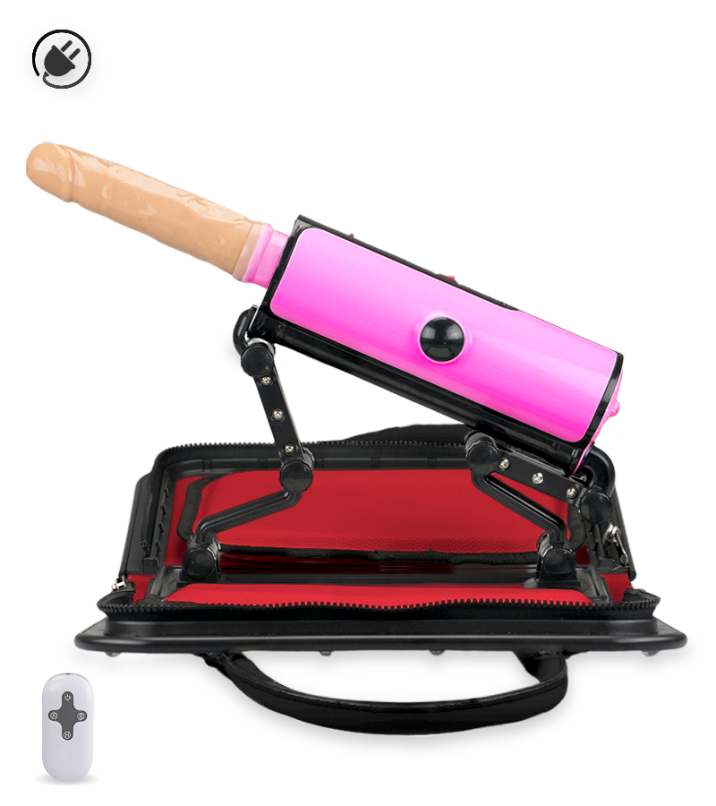 Tragbare Sexmaschine mit Fernbedienung