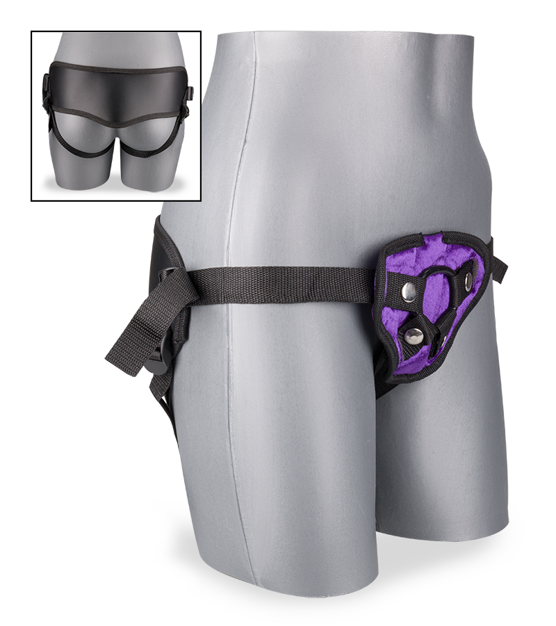 Umschnall-Geschirr für 4 Dildo-Größen