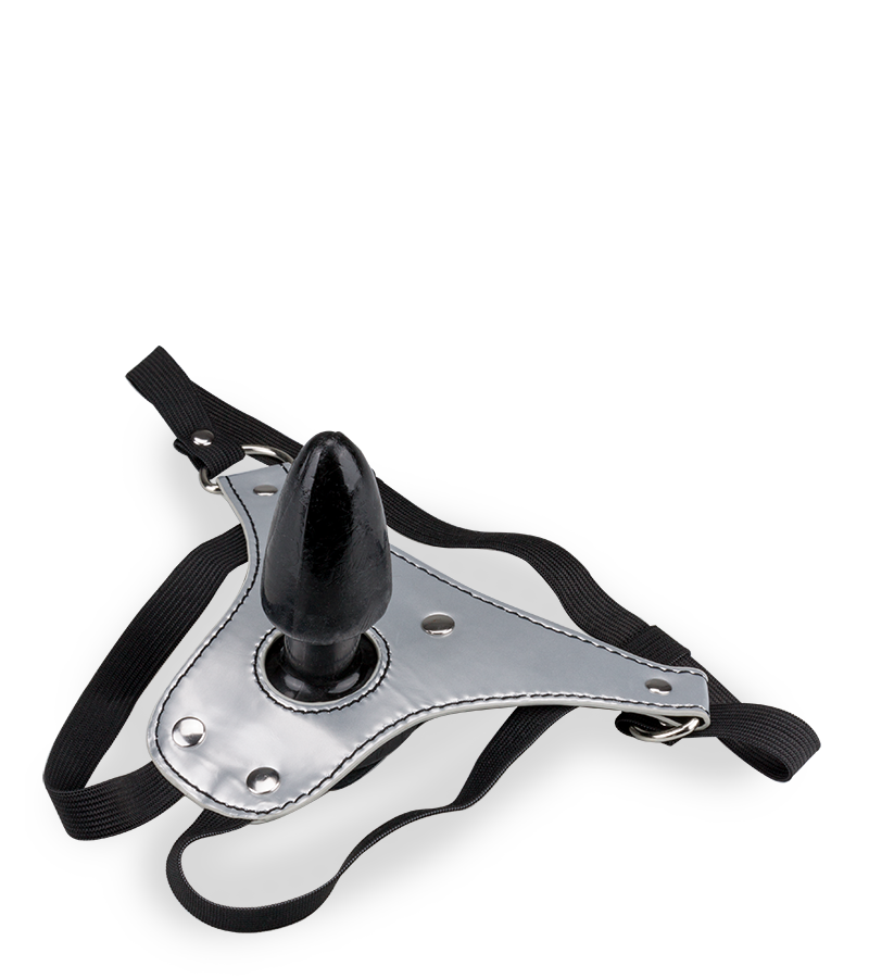 Umschnalldildo mit Analplug