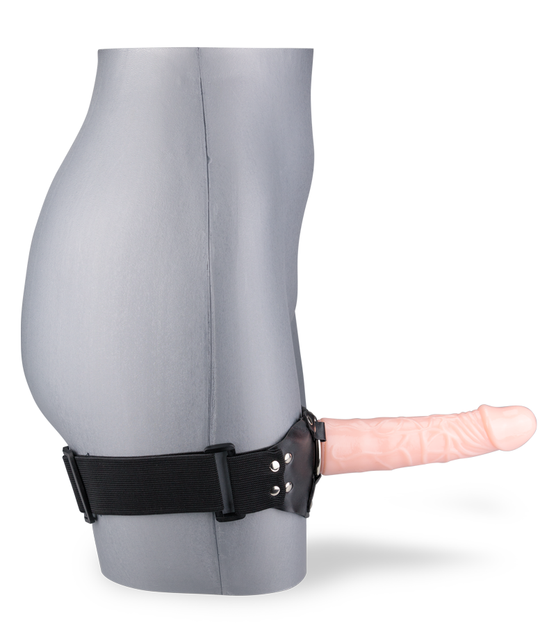 Umschnalldildo mit Bein-Harness