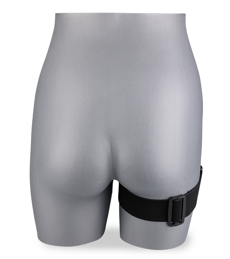 Umschnalldildo mit Bein-Harness