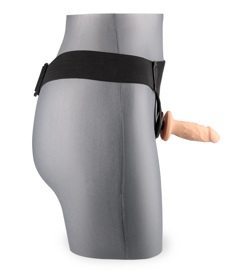 Umschnaller mit zwei kleinen Analdildos