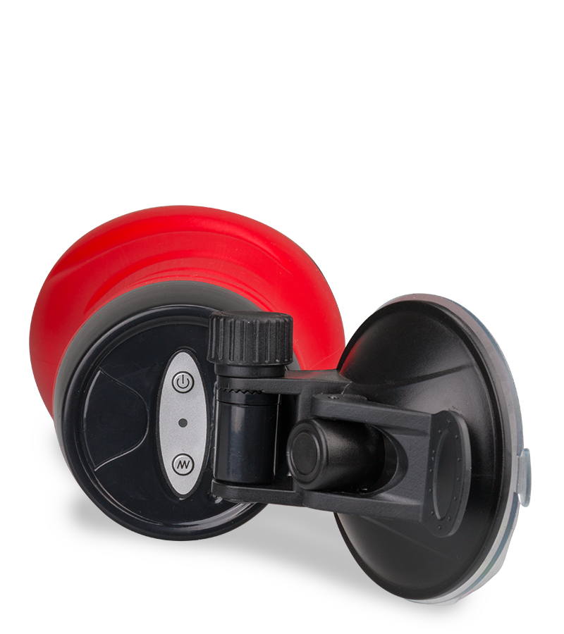 Vagina-Masturbator mit Gelenk-Saugfuß, 12 Vibrationsmodi